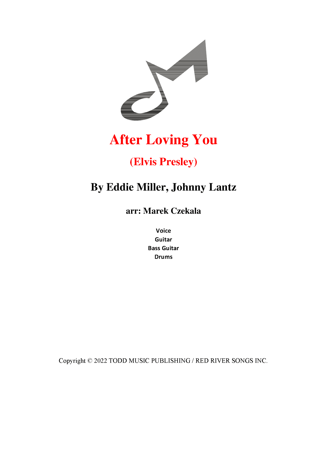 After Loving You (arr. Marek Czekala)
