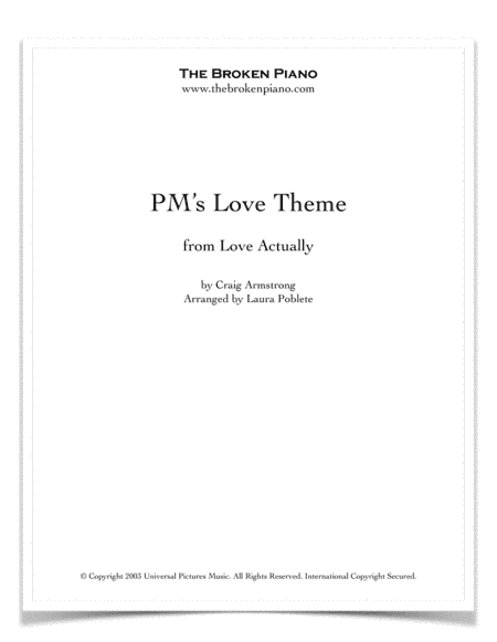Pm's Love Theme (arr. Laura Poblete)