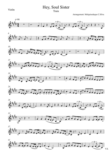 Hey, Soul Sister (arr. Melquisedeque C.Silva)