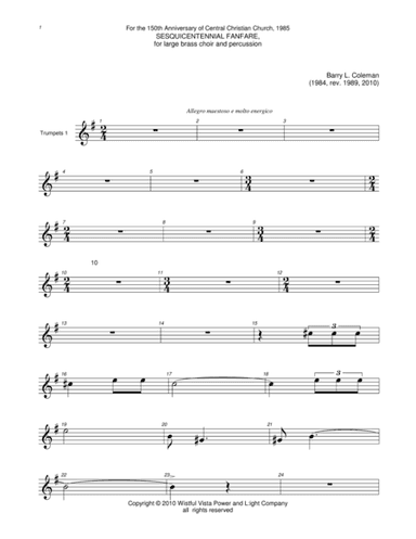 sesquicentennial trumpets 1