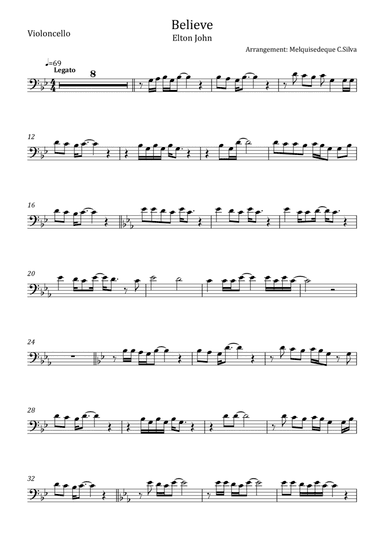 Believe (arr. Melquisedeque C.Silva)