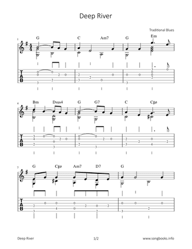 Deep River (arr. Bettina Schipp)