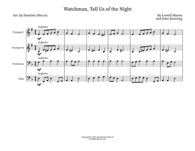 Watchman, Tell Us of the Night (arr. Dominic Meccia)