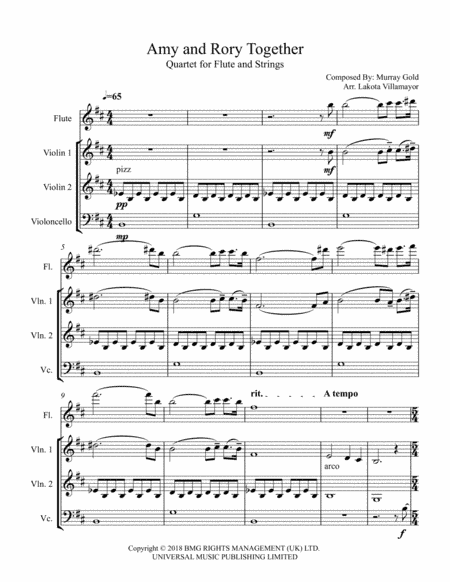 Amy And Rory Together (arr. Lakota Villamayor)