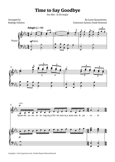 Time To Say Goodbye (arr. Rodrigo Faleiros)