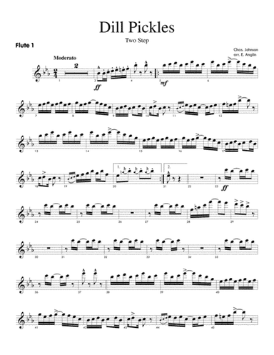 DILL PICKLES RAG FOR CONCERT BAND (arr. Emmett Anglin)