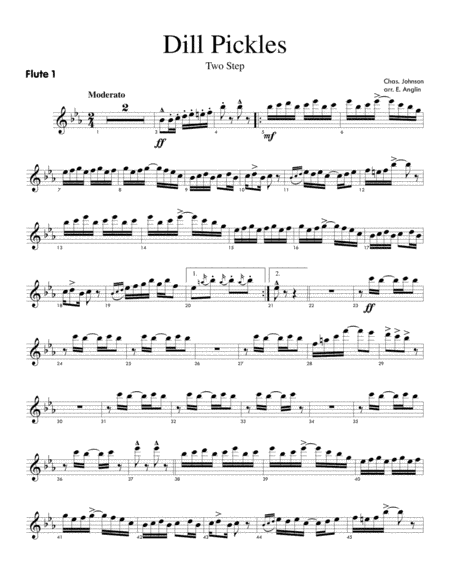 DILL PICKLES RAG FOR CONCERT BAND (arr. Emmett Anglin)