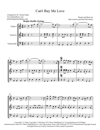 Can't Buy Me Love (arr. Tianna Heppner)