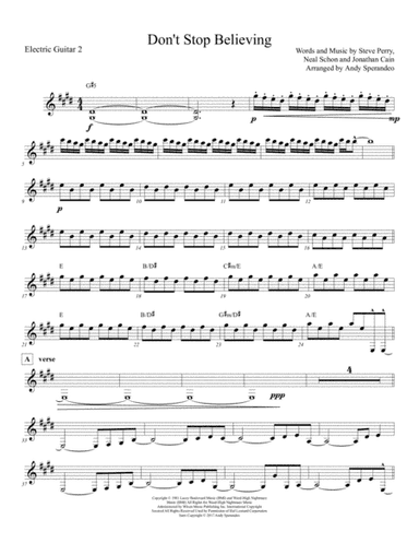 Don't Stop Believin' (arr. Andy sperandeo)