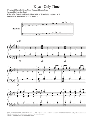 Only Time (arr. Mareike Davis)
