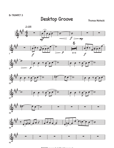 Desktop Grove for big band trumpet 3