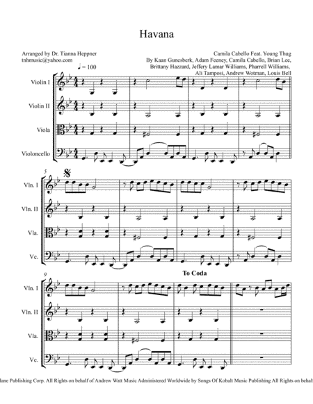 Havana (arr. Heppner Music Publishing)