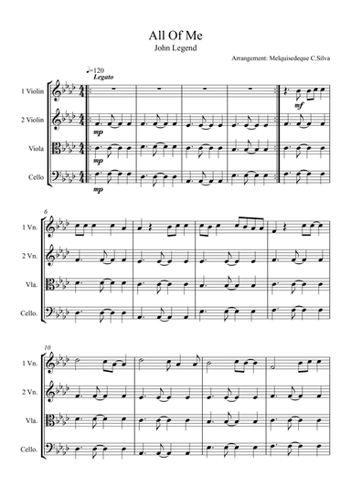 All Of Me (arr. Melquisedeque C.Silva)