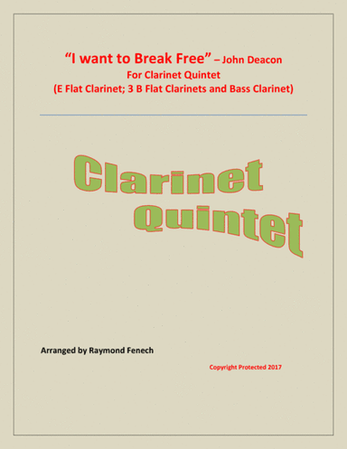 I Want To Break Free (arr. Raymond Fenech)