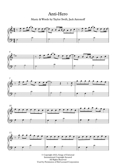 Anti-hero (arr. Roxana Belibou)