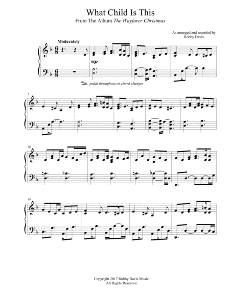What Child Is This (arr. Robby Davis Music)