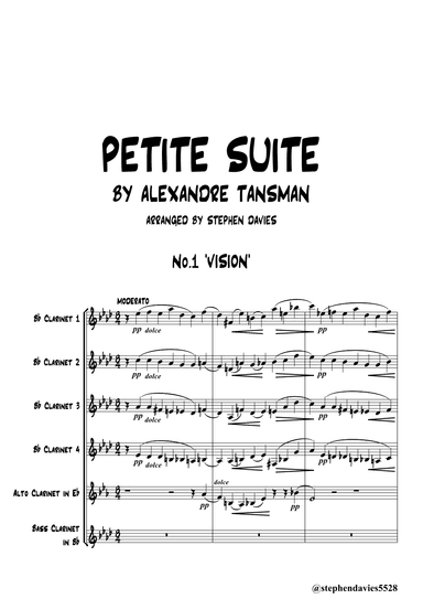 'Petite Suite' (arr. Stephen Davies)