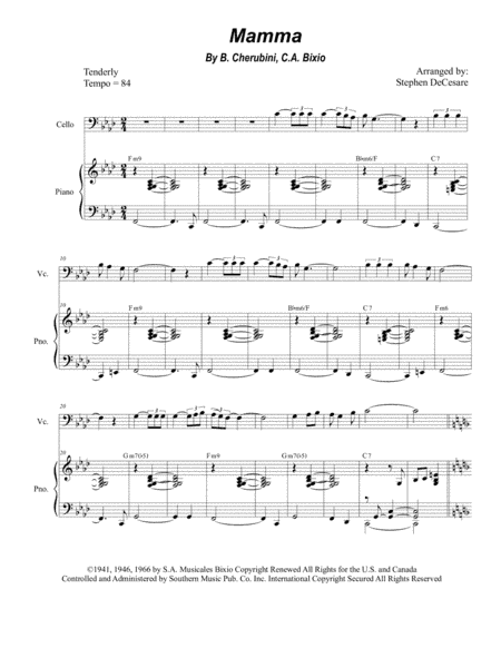 Mama (mamma) (arr. Stephen DeCesare)