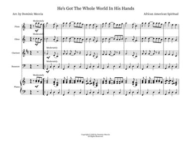He's Got The Whole World In His Hands (arr. Dominic Meccia)