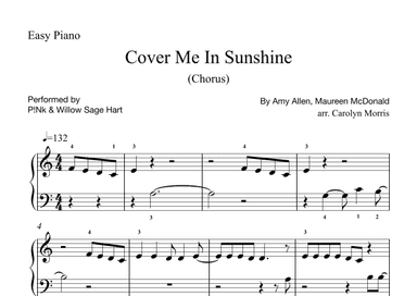 Cover Me In Sunshine (arr. Carolyn Morris)