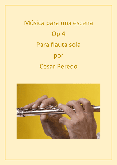 Musica para una escena para flauta sola Op 4