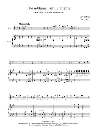 Addams Family Theme (arr. Rika K.)