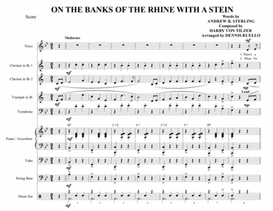 ON THE BANKS OF THE RHINE WITH A STEIN - GERMAN BAND - OKTOBERFEST (arr. Dennis Ruello)