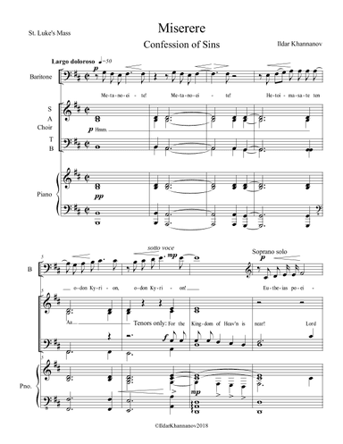 Miserere (Confession of Sins)