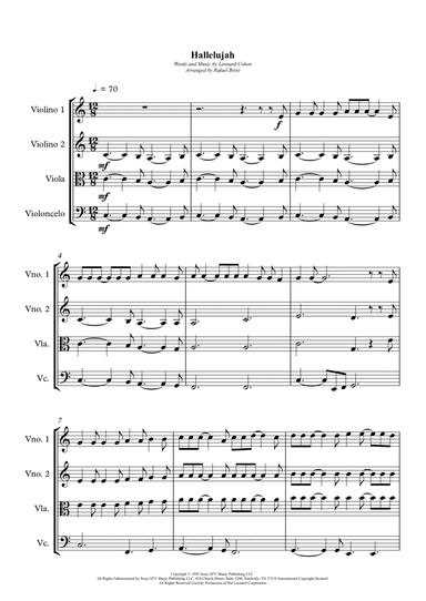 Hallelujah (arr. Rafael Brito)