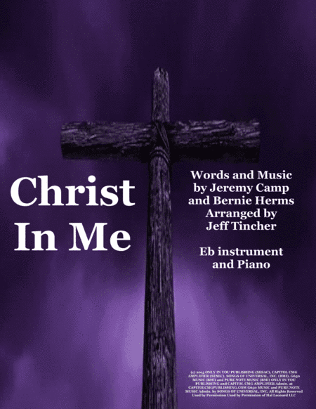 Christ In Me (arr. Jeff Tincher)