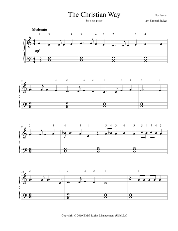 The Christian Way (arr. Samuel Stokes)