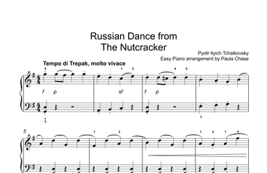 Russian Dance "Trepak" from "The Nutcracker" (arr. Paula Chase)