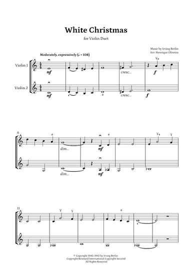 White Christmas (arr. Henrique Oliveira)