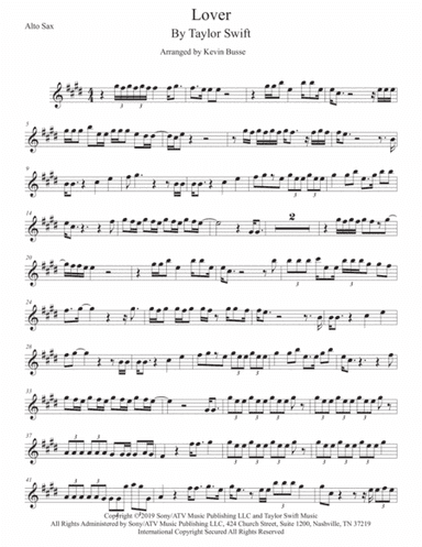 Lover (arr. Kevin Busse)