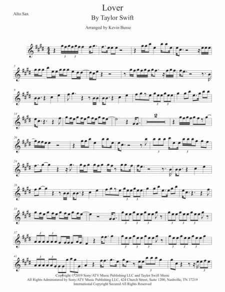 Lover (arr. Kevin Busse)