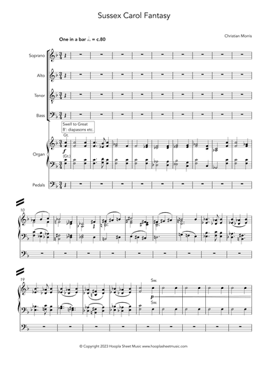 Sussex Carol Fantasy (arr. Christian Morris)