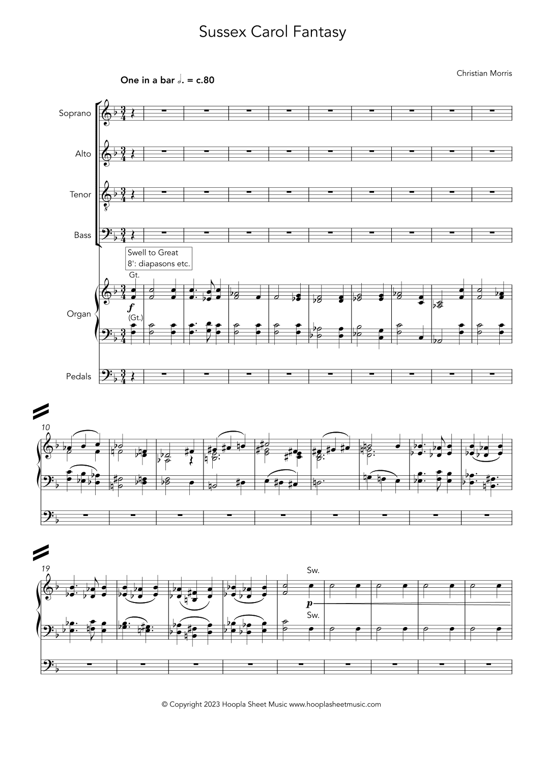 Sussex Carol Fantasy (arr. Christian Morris)
