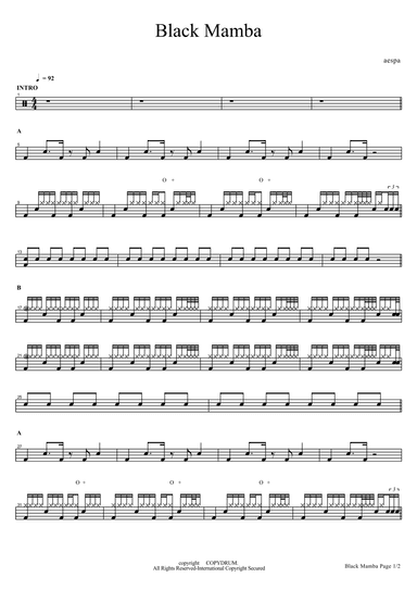 Black Mamba (arr. COPYDRUM)