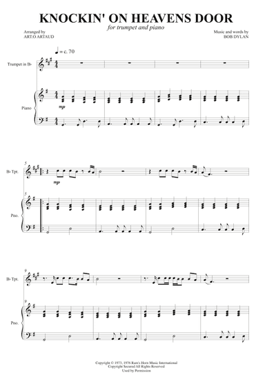 Knockin' On Heaven's Door (arr. Art.o Artaud)