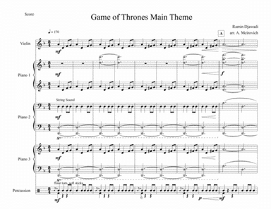 Game Of Thrones (arr. Blue Sustain Music)