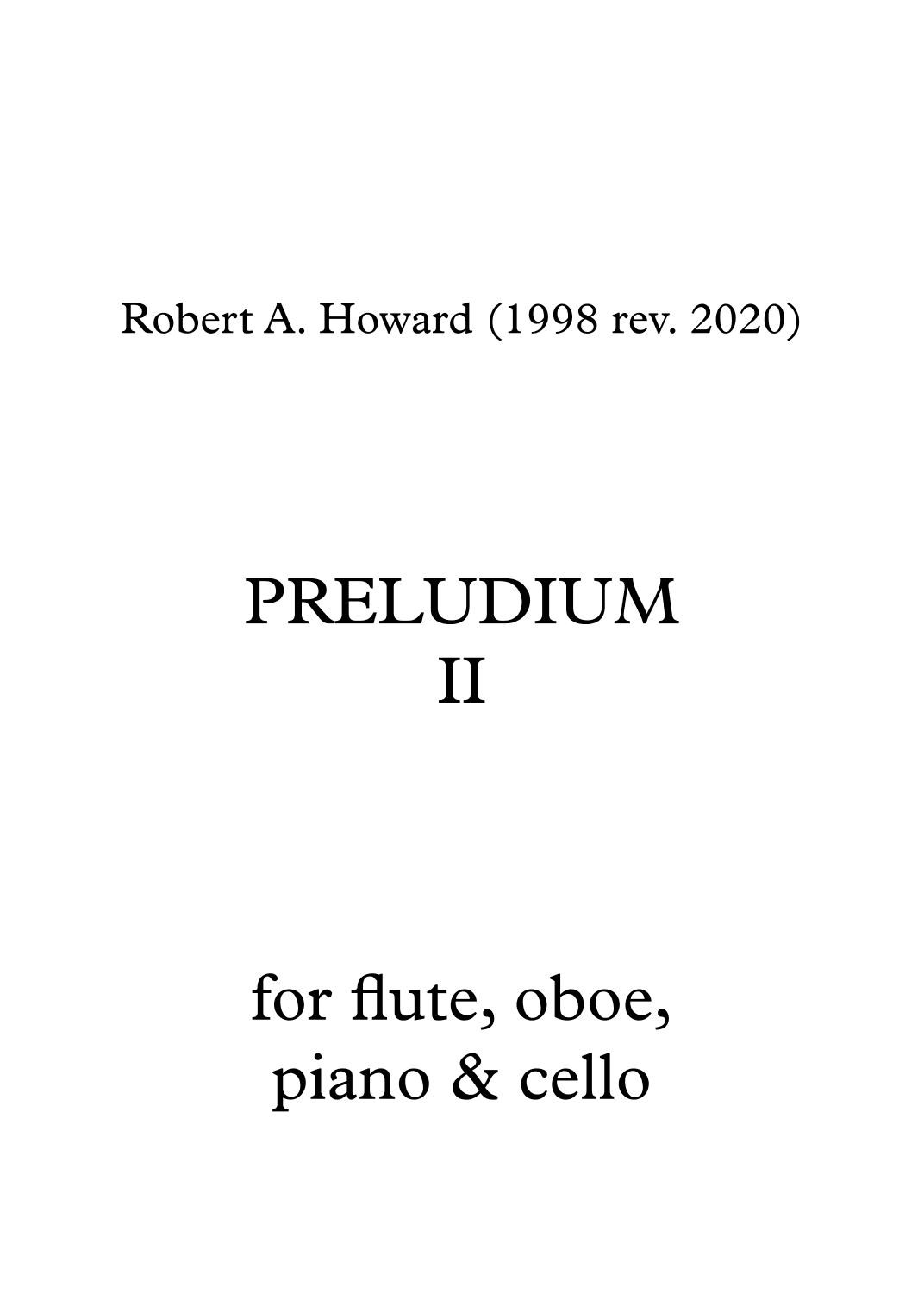 Preludium II