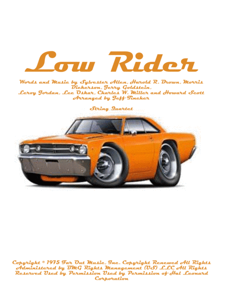 Low Rider (arr. Jeff Tincher)