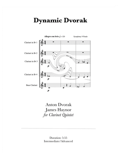 Dynamic Dvorak for Clarinet Quintet (arr. James Haynor)
