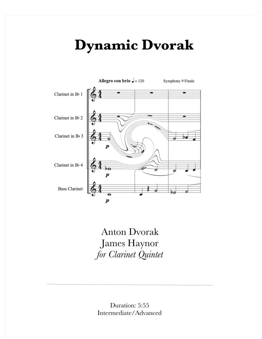 Dynamic Dvorak for Clarinet Quintet (arr. James Haynor)