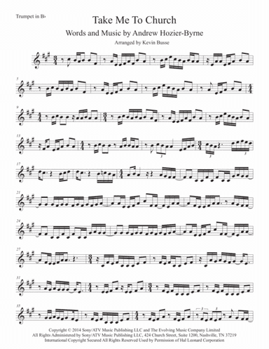 Take Me To Church (arr. Kevin Busse)