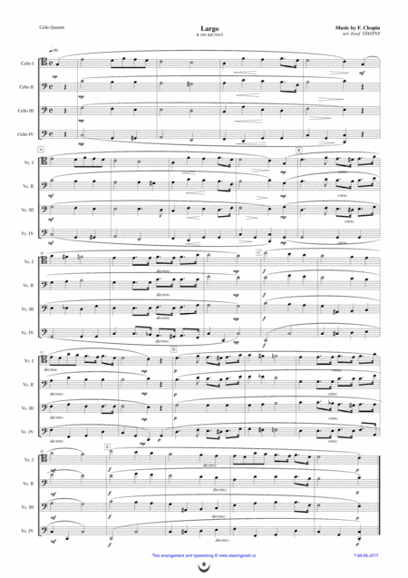Largo (Chopin) (arr. Josef STASTNY)