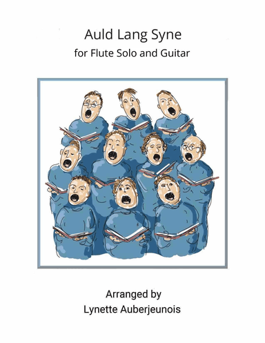 Auld Lang Syne - Flute Solo with Guitar Chords (arr. Lynette Auberjeunois)