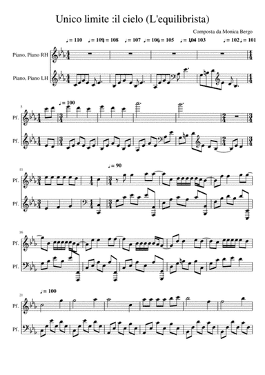 Unico limite : il cielo (L'equilibrista)