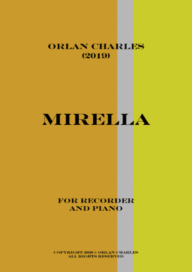 Orlan Charles - Mirella - little improvisation for recorder and piano