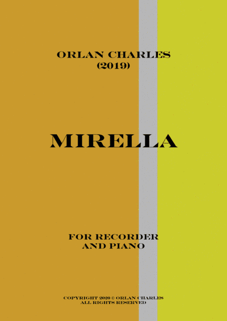 Orlan Charles - Mirella - little improvisation for recorder and piano